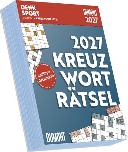 Kreuzworträtsel - Tagesabreisskalender 2027 (15 x 11 cm)