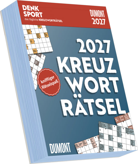 Kreuzworträtsel - Tagesabreisskalender 2027 (15 x 11 cm)