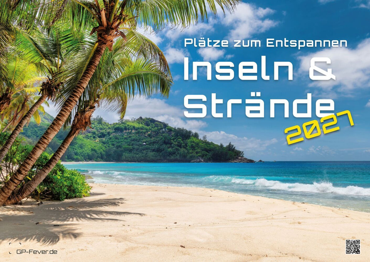 Inseln & Strände Kalender 2027 - Plätze zum Entspannden (DIN A2, 42 x 59.4 cm)
