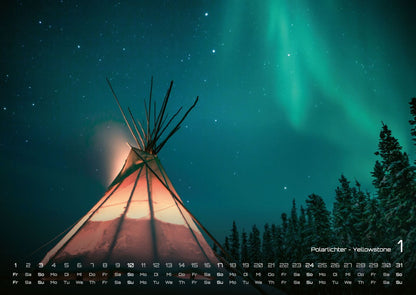 Kanada Kalender 2027 - Abenteuer Natur (DIN A2, 42 x 49.4 cm)