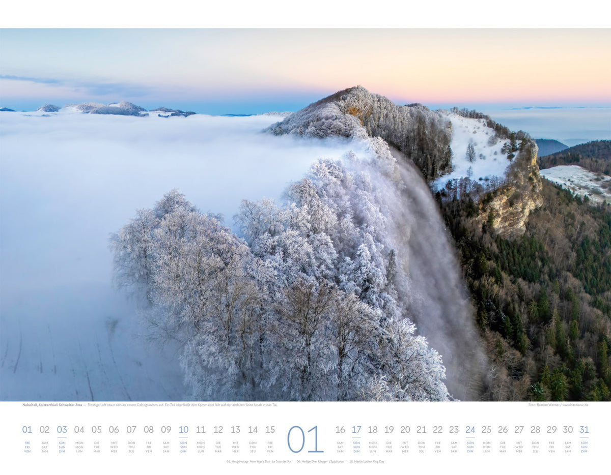 Naturkräfte Kalender 2027 - Wetterphänomene und Naturgewalten (42 x 54 cm)