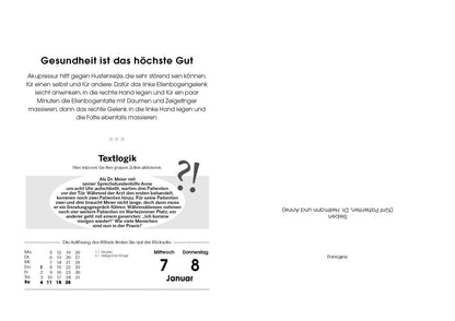 Rentner - Tagesabreisskalender 2027 (22 x 16 cm)