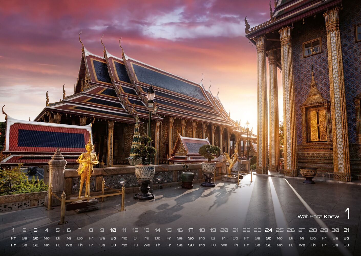 Thailand Kalender 2027 - Land of Smiles (DIN A2, 42 x 59.4 cm)