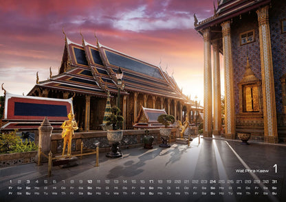 Thailand Kalender 2027 - Land of Smiles (DIN A2, 42 x 59.4 cm)