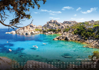 Inseln & Strände Kalender 2027 - Plätze zum Entspannden (DIN A2, 42 x 59.4 cm)