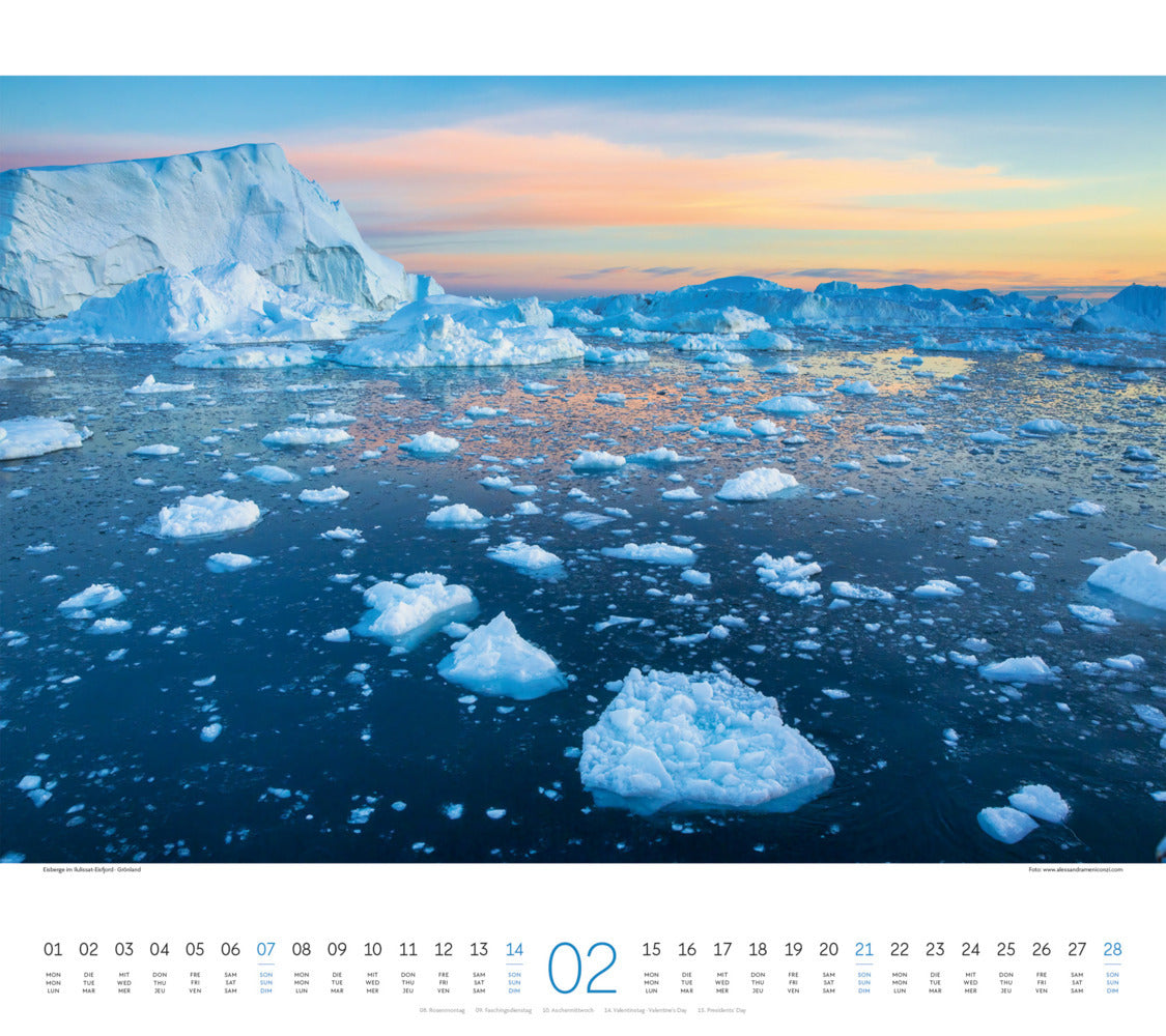 Phantastische Landschaften Kalender 2027 (48 x 54 cm)