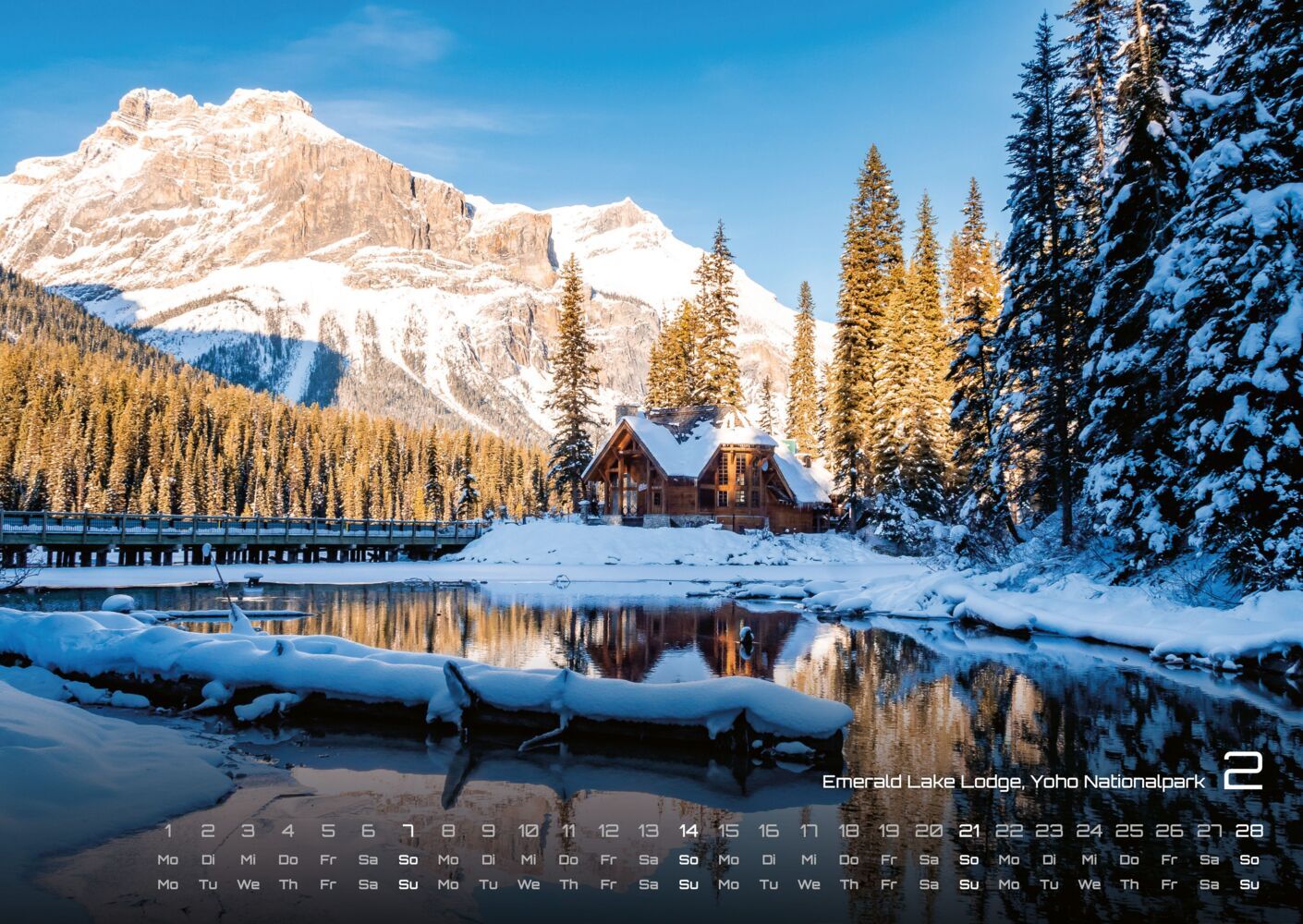 Kanada Kalender 2027 - Abenteuer Natur (DIN A2, 42 x 49.4 cm)