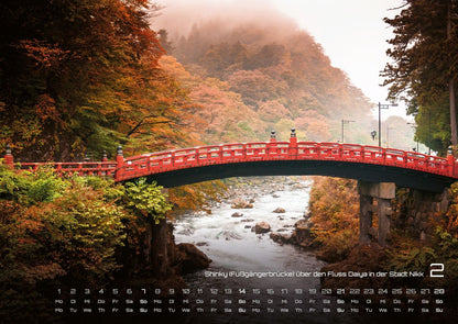 Japan Kalender 2027 - Im Land der aufgehenden Sonne (DIN A2, 42 x 59.4 cm)