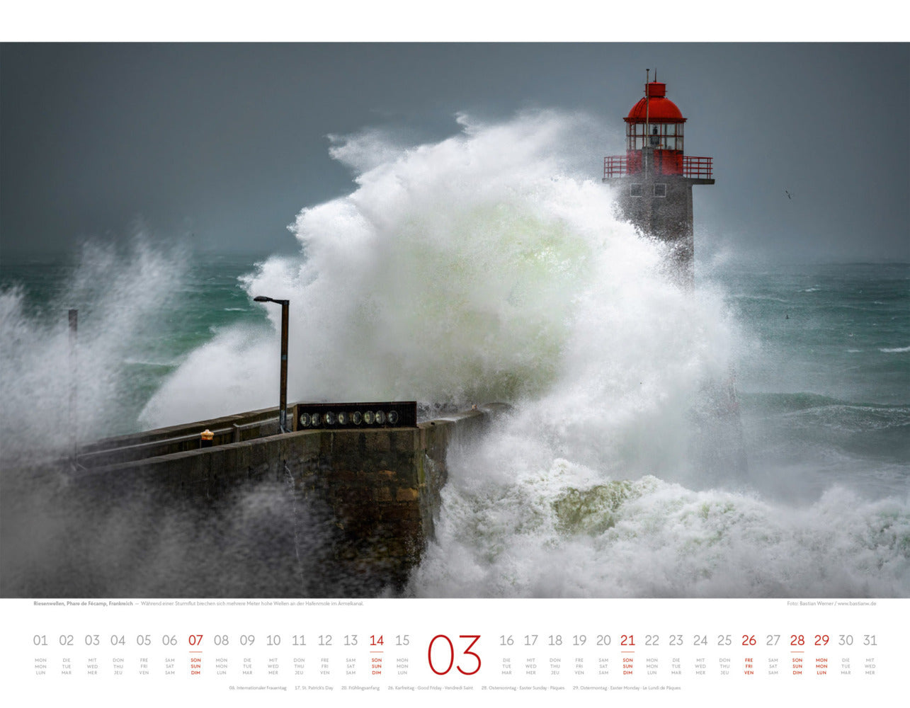Naturkräfte Kalender 2027 - Wetterphänomene und Naturgewalten (42 x 54 cm)