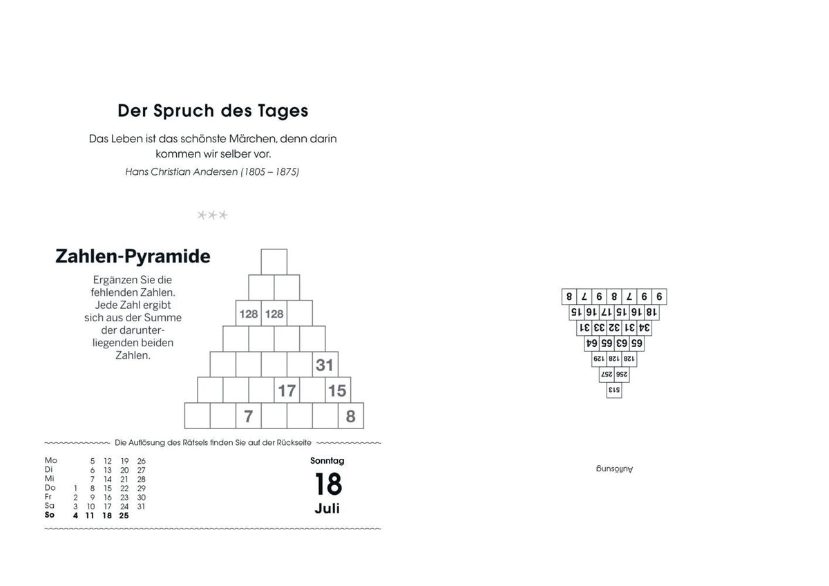 Rentner - Tagesabreisskalender 2027 (22 x 16 cm)