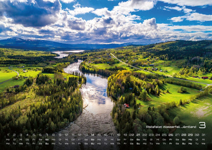 Schweden Kalender 2027 - Magie des Nordens (DIN A2, 42 x 59.4 cm)