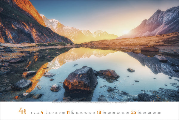Berge Kalender 2027 (39 x 58 cm)