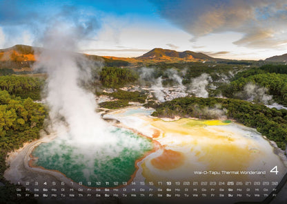 Neuseeland Kalender 2027 - Das Land der langen weissen Wolke - (DIN A2, 42 x 59.4 cm)