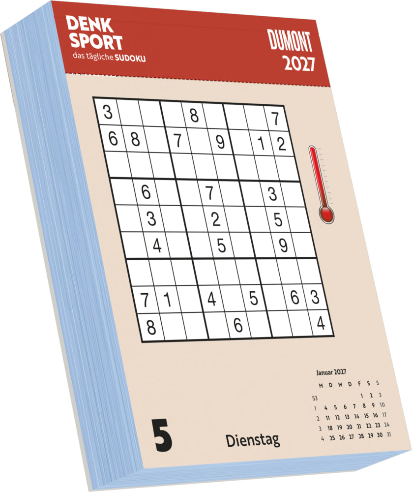 Sudoku - Tagesabreisskalender 2027 (15 x 11 cm)