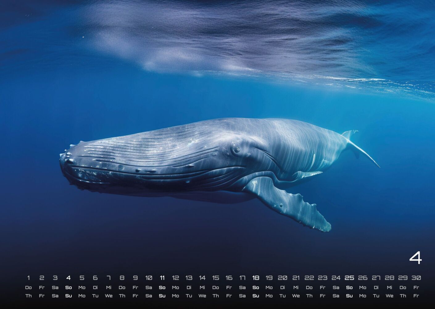Sealife Kalender 2027 - verborgene Tiefen (DIN A2, 42 x 59.4 cm)