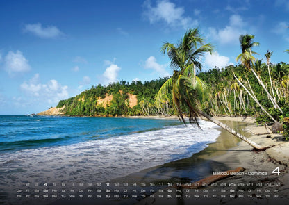 Inseln & Strände Kalender 2027 - Plätze zum Entspannden (DIN A2, 42 x 59.4 cm)