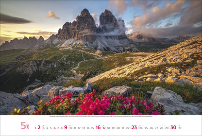 Berge Kalender 2027 (39 x 58 cm)
