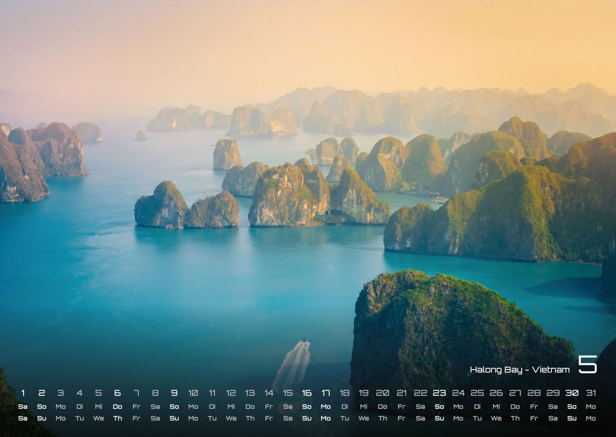 Inseln & Strände Kalender 2027 - Plätze zum Entspannden (DIN A2, 42 x 59.4 cm)