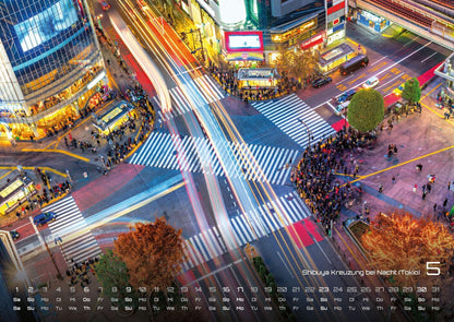 Japan Kalender 2027 - Im Land der aufgehenden Sonne (DIN A2, 42 x 59.4 cm)