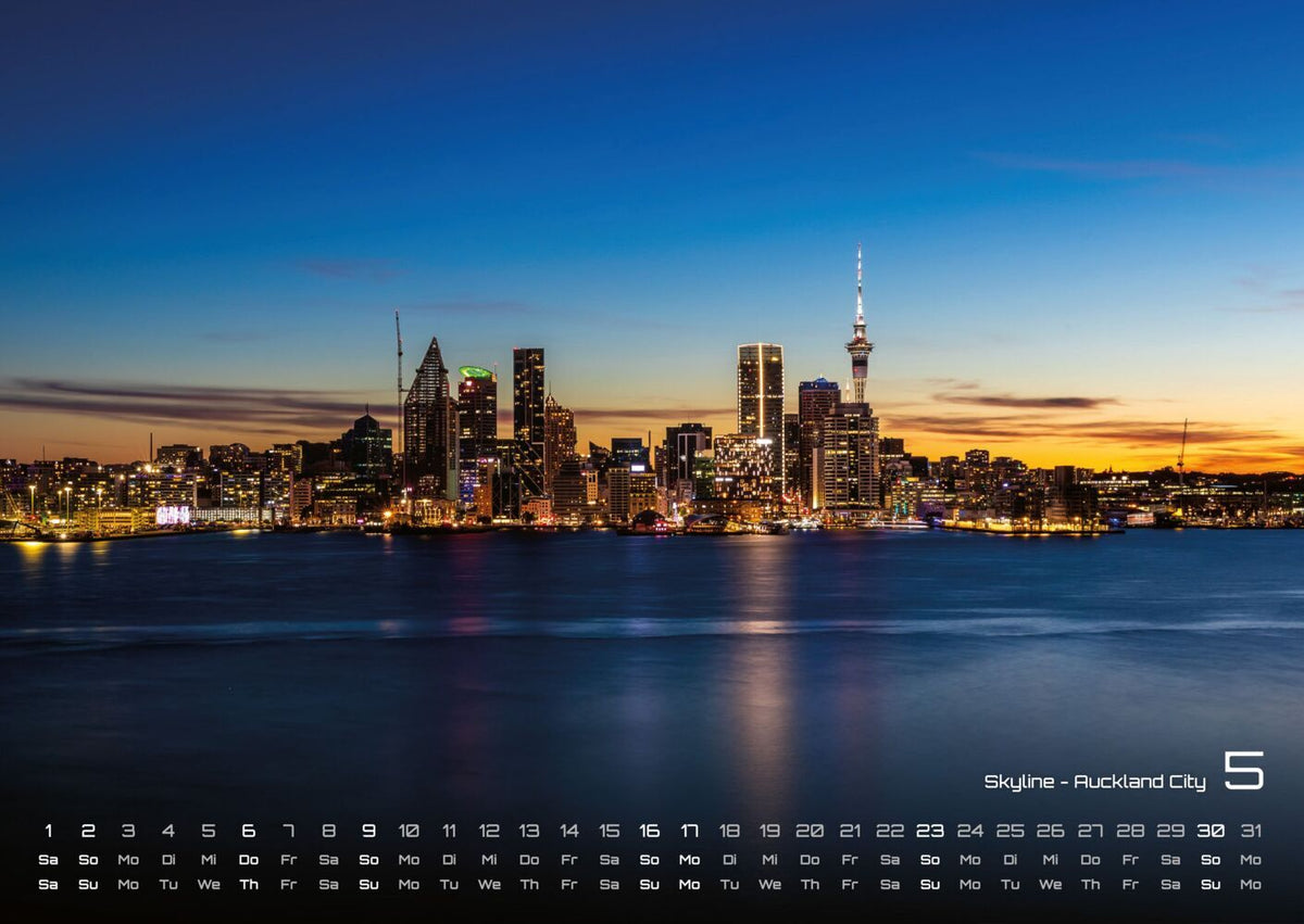Neuseeland Kalender 2027 - Das Land der langen weissen Wolke - (DIN A2, 42 x 59.4 cm)