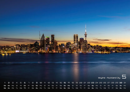 Neuseeland Kalender 2027 - Das Land der langen weissen Wolke - (DIN A2, 42 x 59.4 cm)