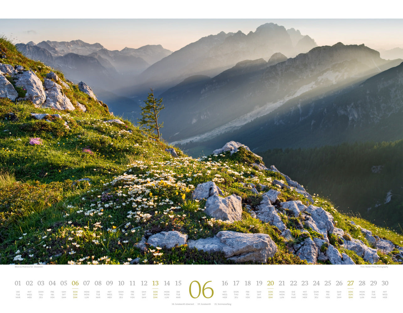 Morgenlicht Kalender 2027 (42 x 54 cm)