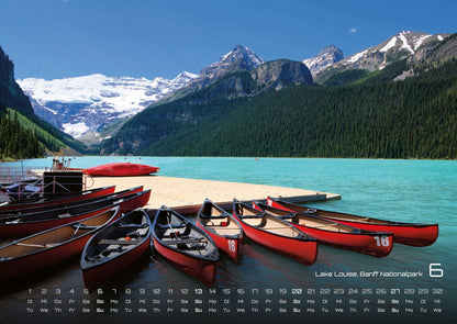 Kanada Kalender 2027 - Abenteuer Natur (DIN A2, 42 x 49.4 cm)