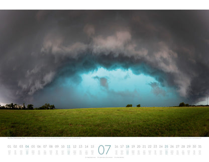 Naturkräfte Kalender 2027 - Wetterphänomene und Naturgewalten (42 x 54 cm)