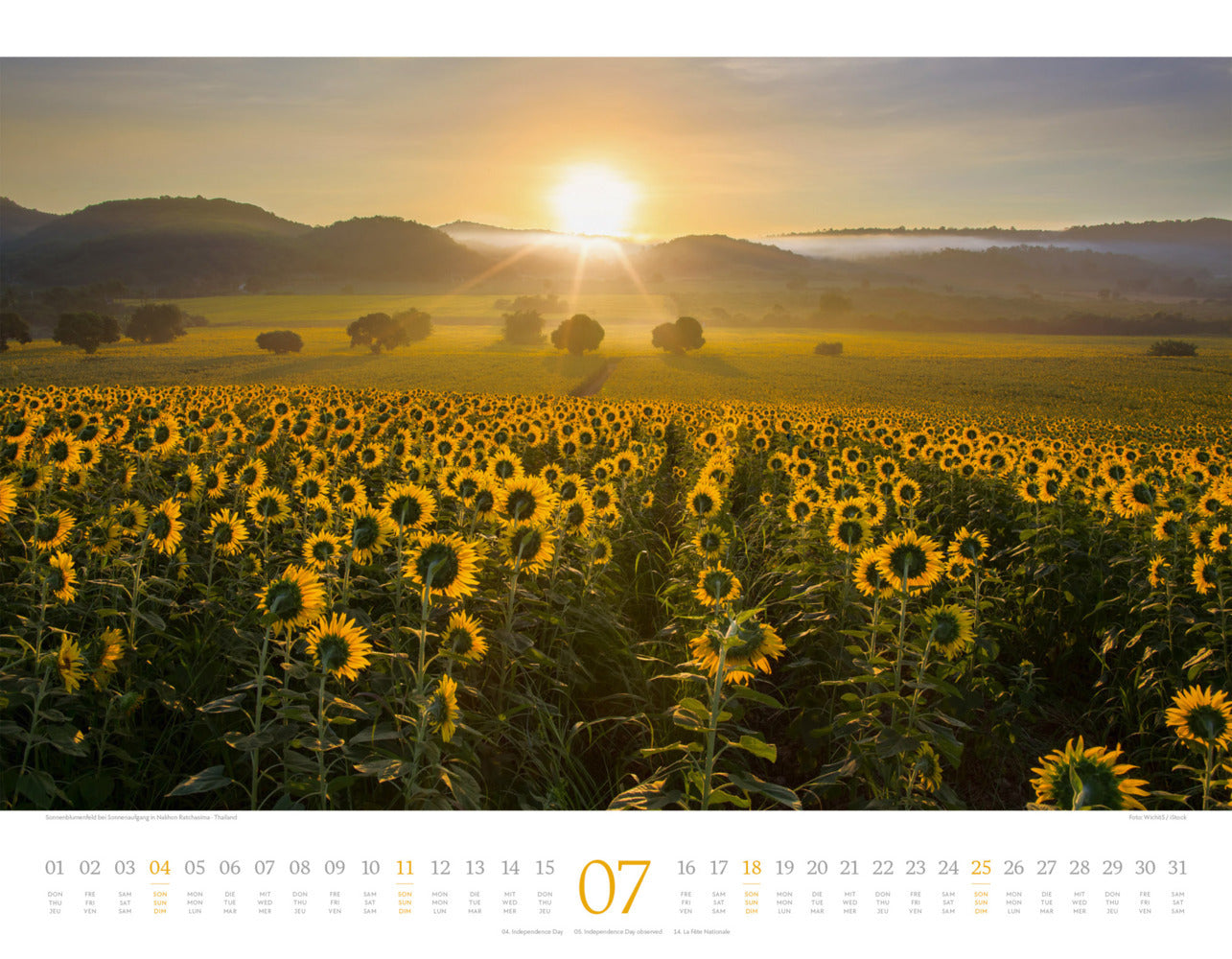 Morgenlicht Kalender 2027 (42 x 54 cm)