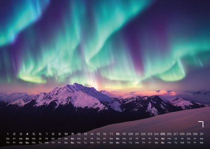 Polarlichter Kalender 2027 - grandiose Naturschauspiele (DIN A2, 42 x 59.4 cm)