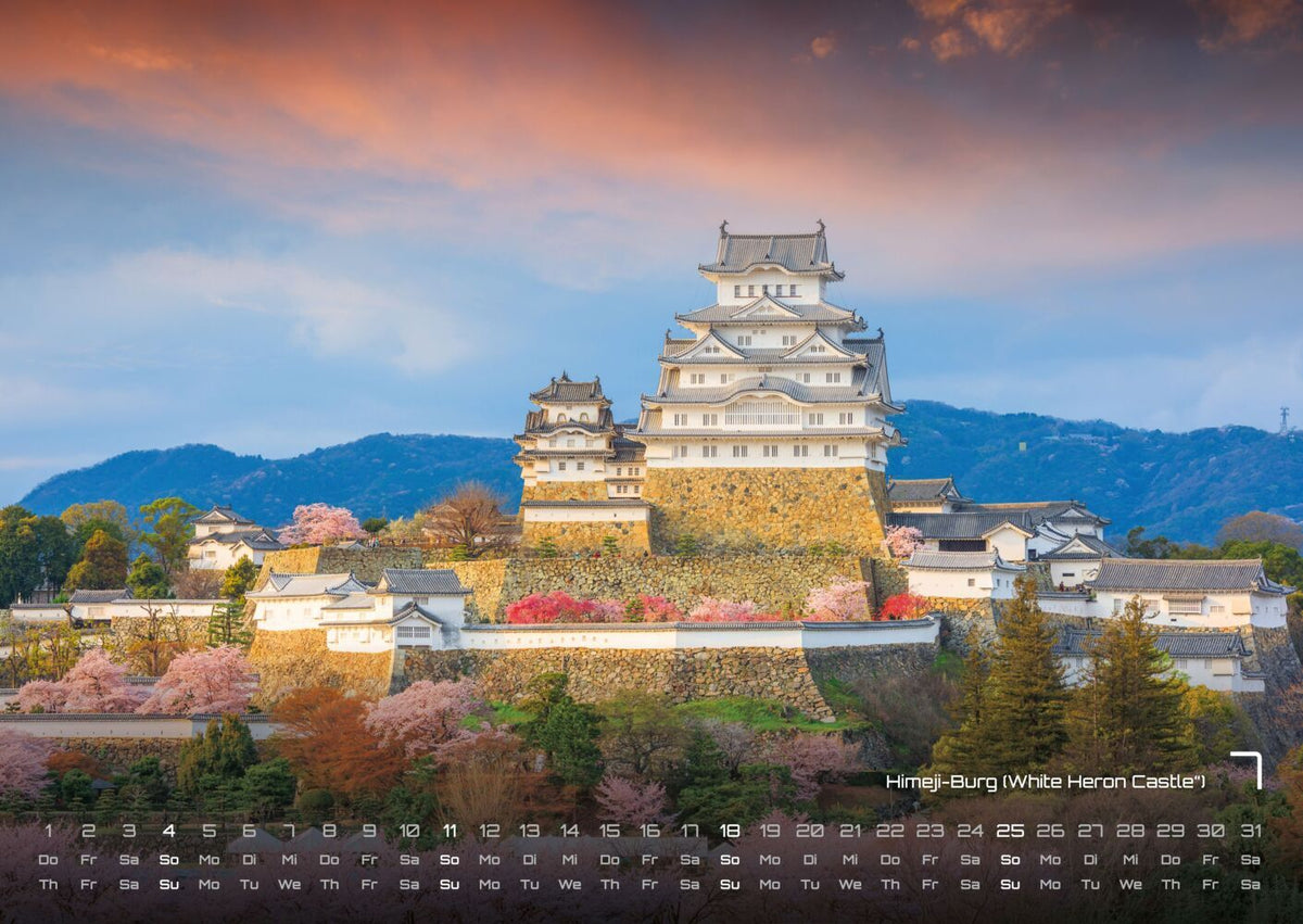 Japan Kalender 2027 - Im Land der aufgehenden Sonne (DIN A2, 42 x 59.4 cm)
