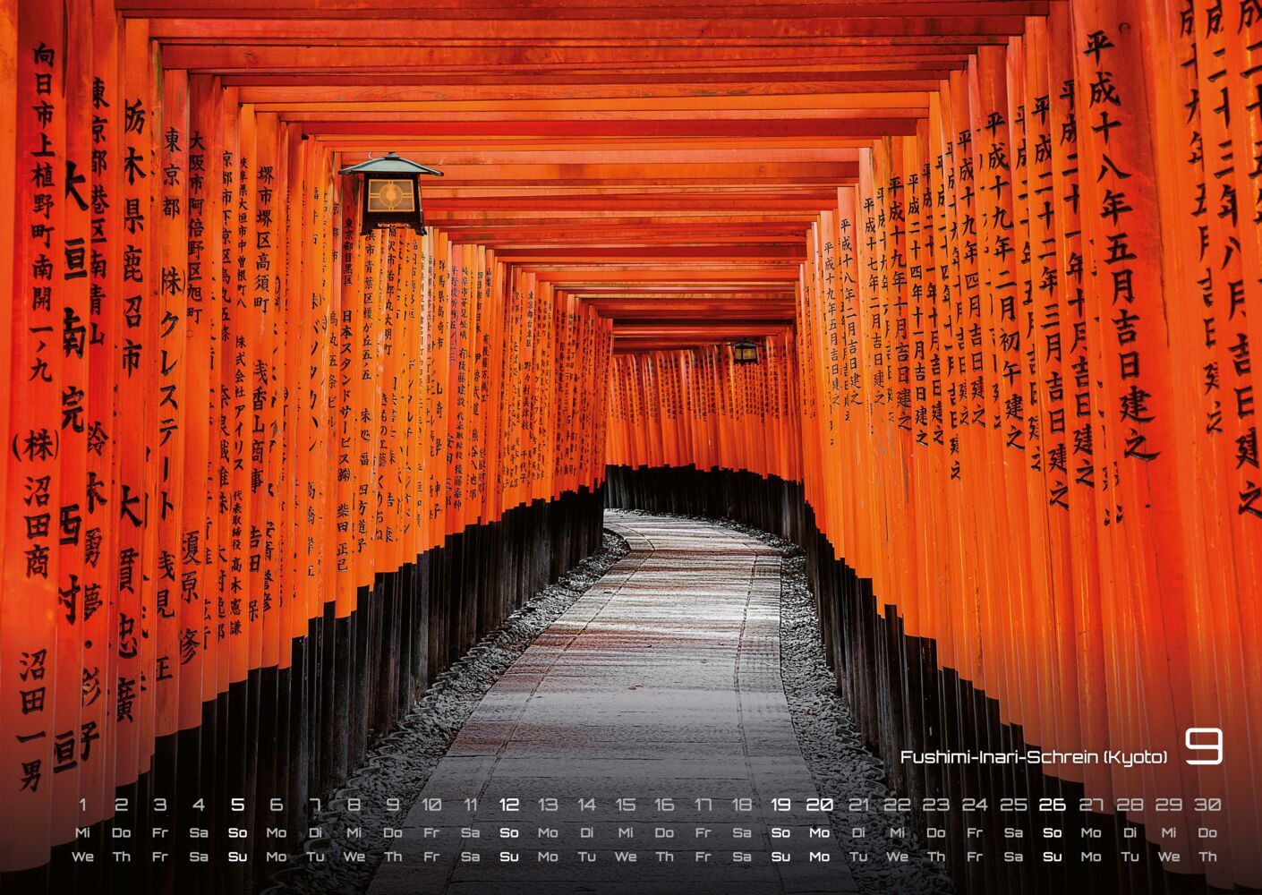 Japan Kalender 2027 - Im Land der aufgehenden Sonne (DIN A2, 42 x 59.4 cm)
