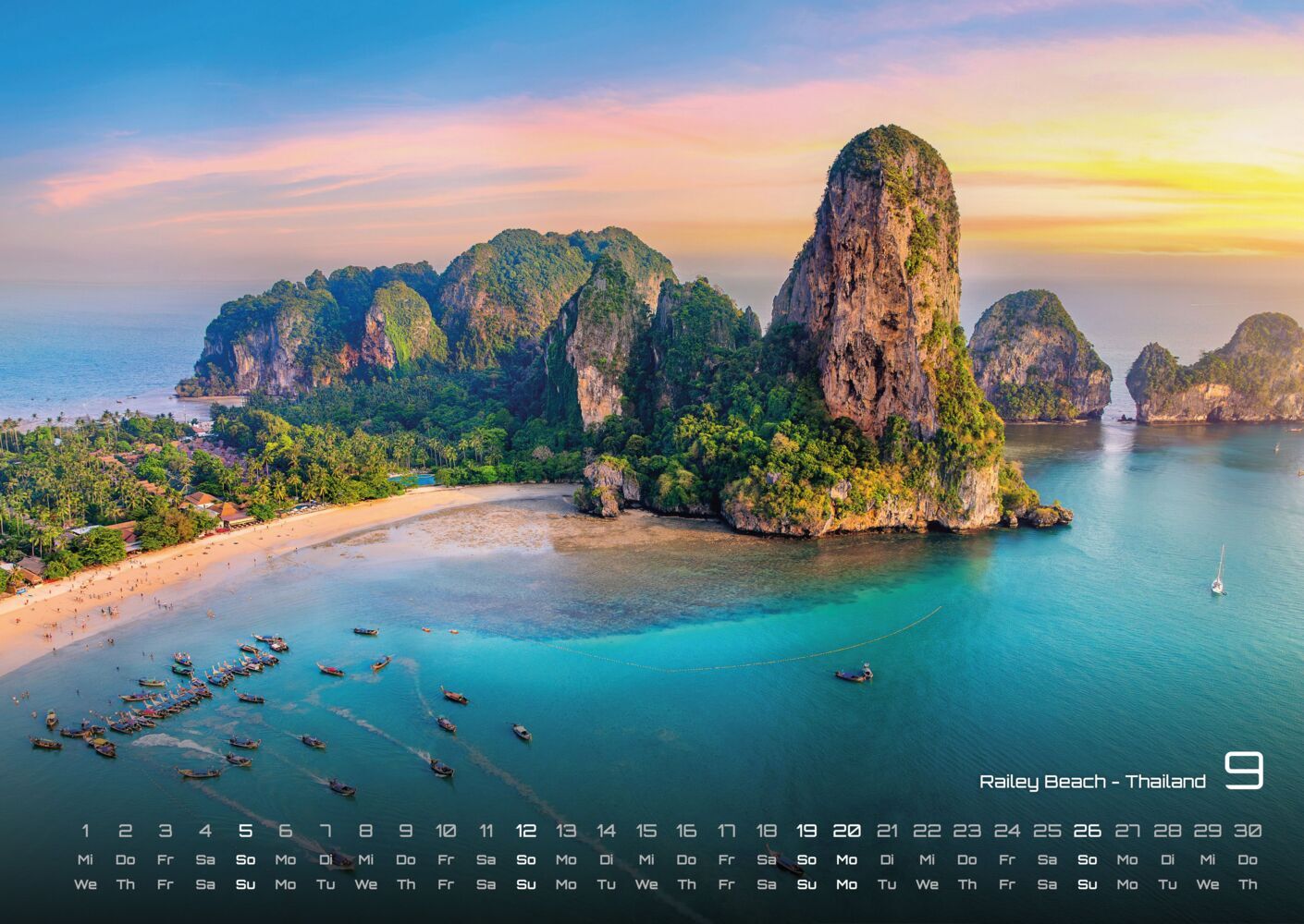 Inseln & Strände Kalender 2027 - Plätze zum Entspannden (DIN A2, 42 x 59.4 cm)