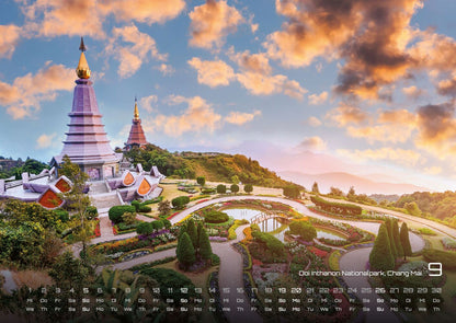 Thailand Kalender 2027 - Land of Smiles (DIN A2, 42 x 59.4 cm)