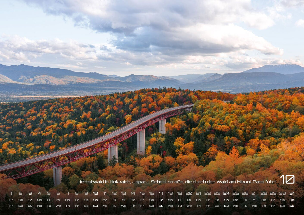 Japan Kalender 2027 - Im Land der aufgehenden Sonne (DIN A2, 42 x 59.4 cm)