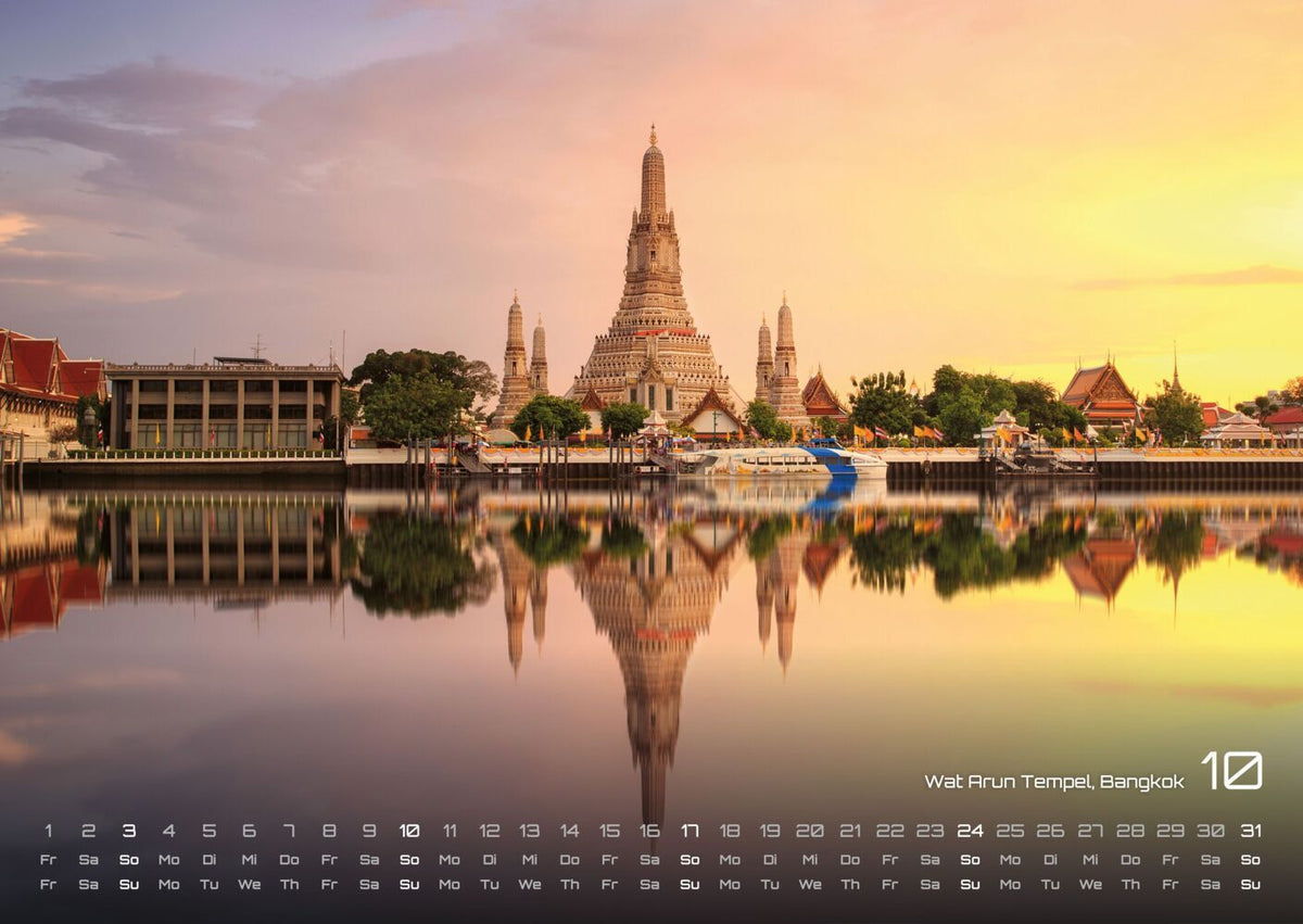 Thailand Kalender 2027 - Land of Smiles (DIN A2, 42 x 59.4 cm)