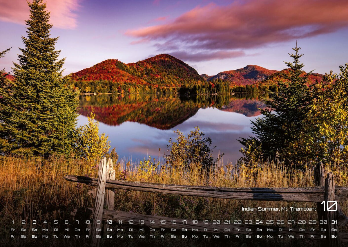 Kanada Kalender 2027 - Abenteuer Natur (DIN A2, 42 x 49.4 cm)
