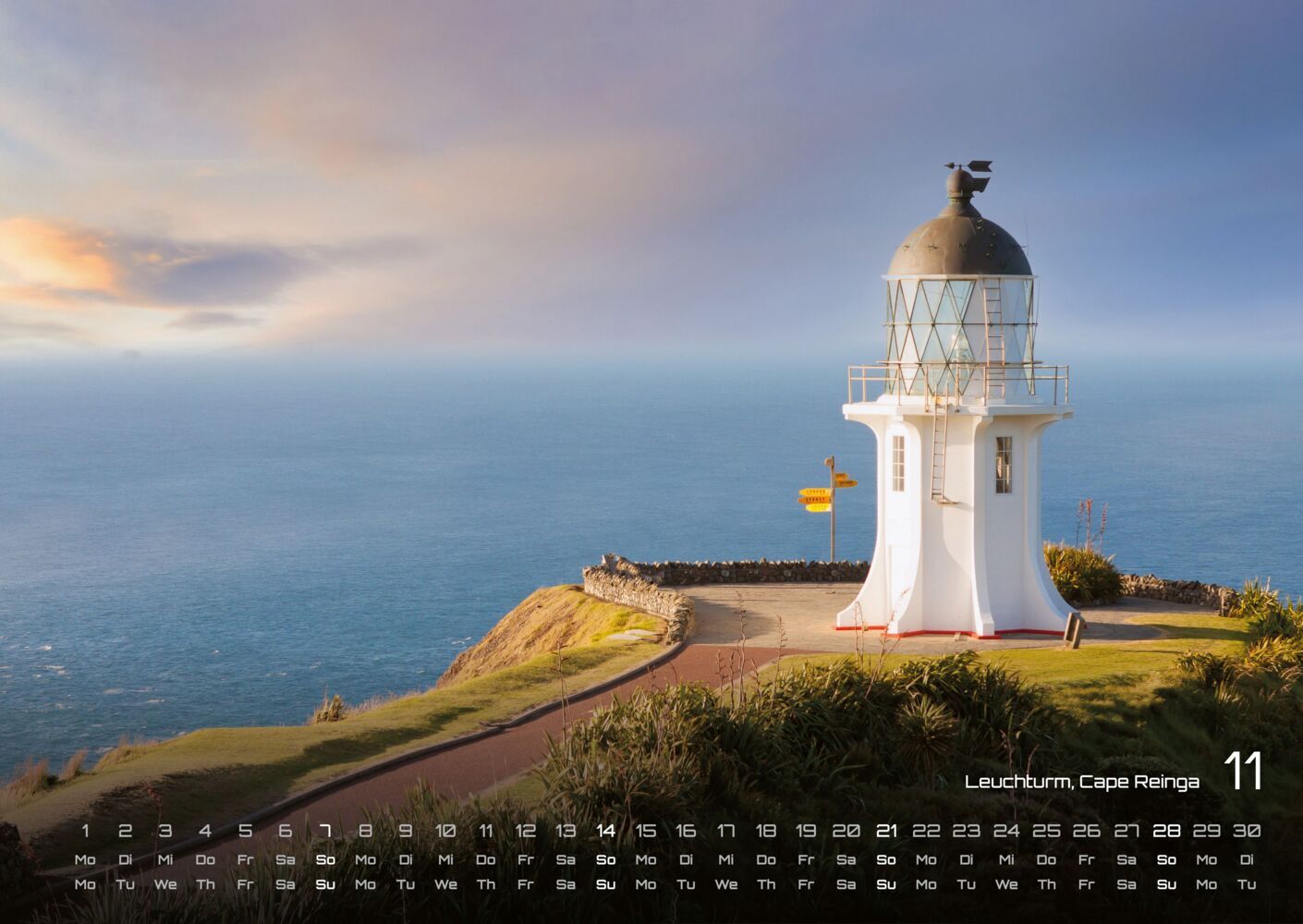 Neuseeland Kalender 2027 - Das Land der langen weissen Wolke - (DIN A2, 42 x 59.4 cm)