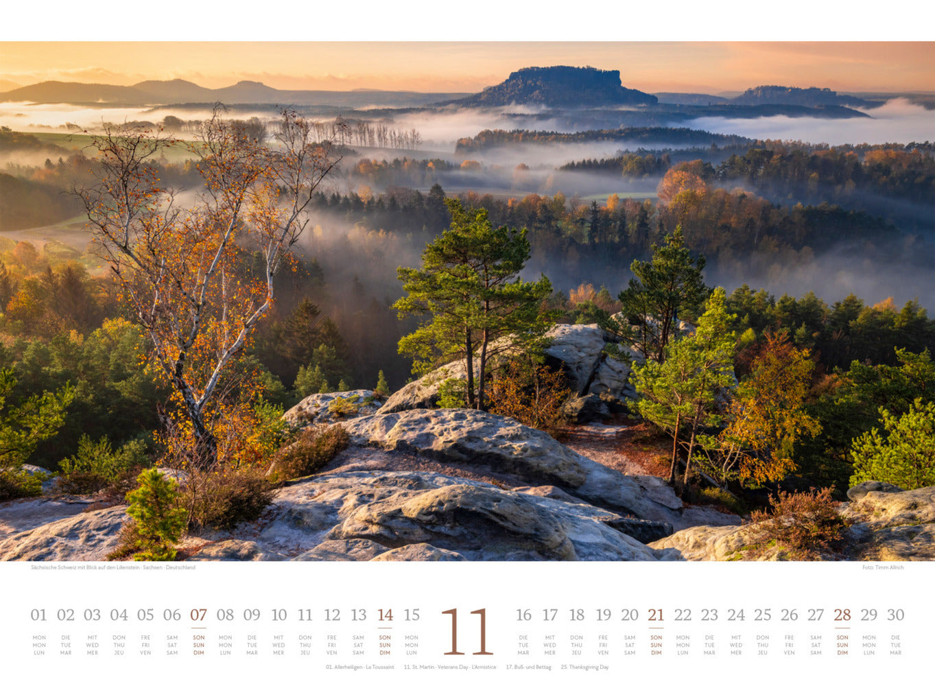 Harmonie Kalender 2027 (33 x 45 cm)