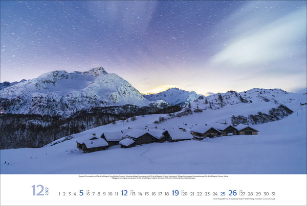 Berge Kalender 2027 (39 x 58 cm)