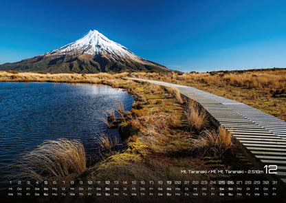 Neuseeland Kalender 2027 - Das Land der langen weissen Wolke - (DIN A2, 42 x 59.4 cm)