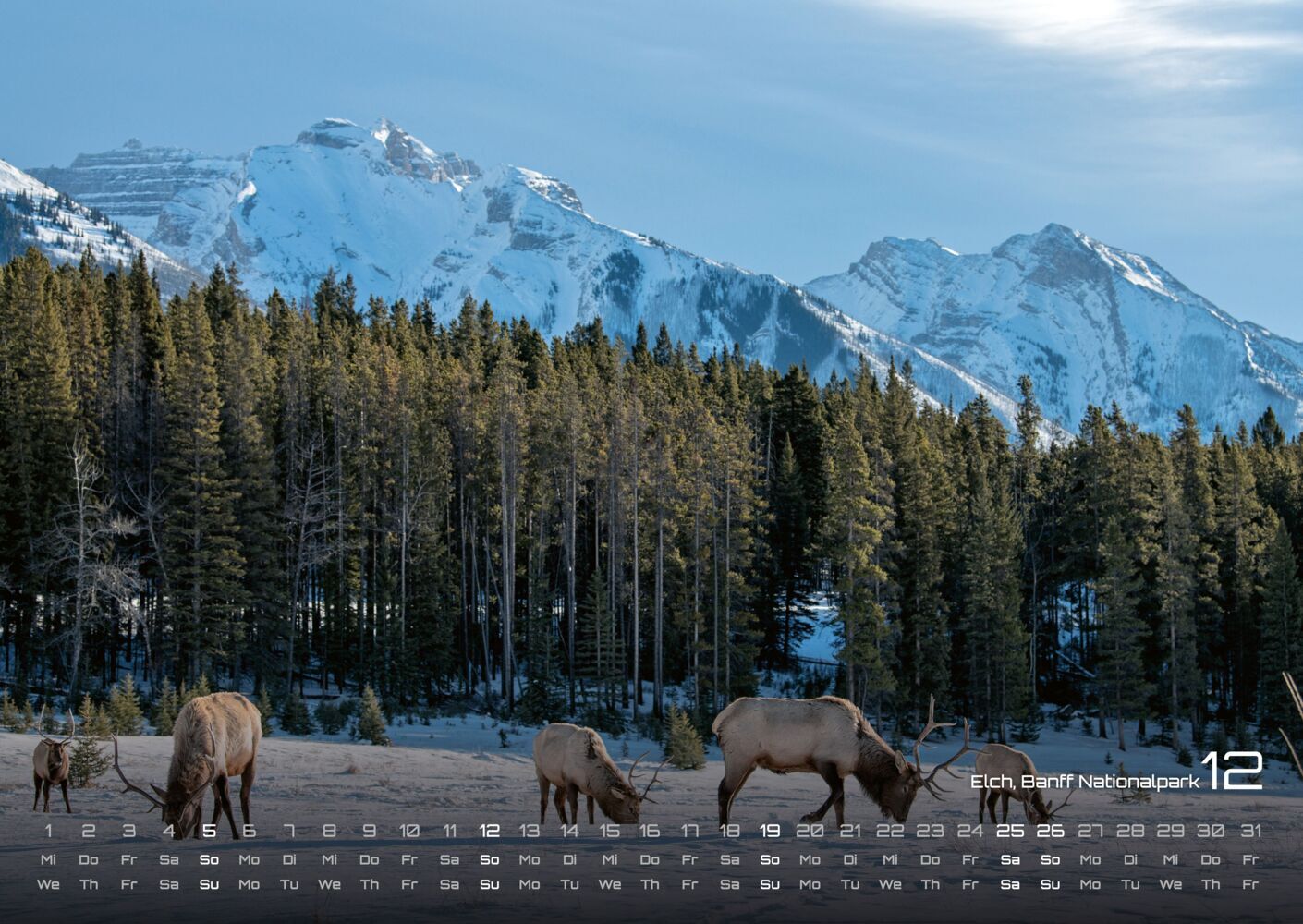 Kanada Kalender 2027 - Abenteuer Natur (DIN A2, 42 x 49.4 cm)