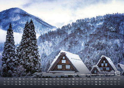 Japan Kalender 2027 - Im Land der aufgehenden Sonne (DIN A2, 42 x 59.4 cm)