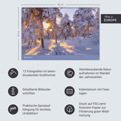 Zauberwälder Kalender 2027 (39 x 58 cm)