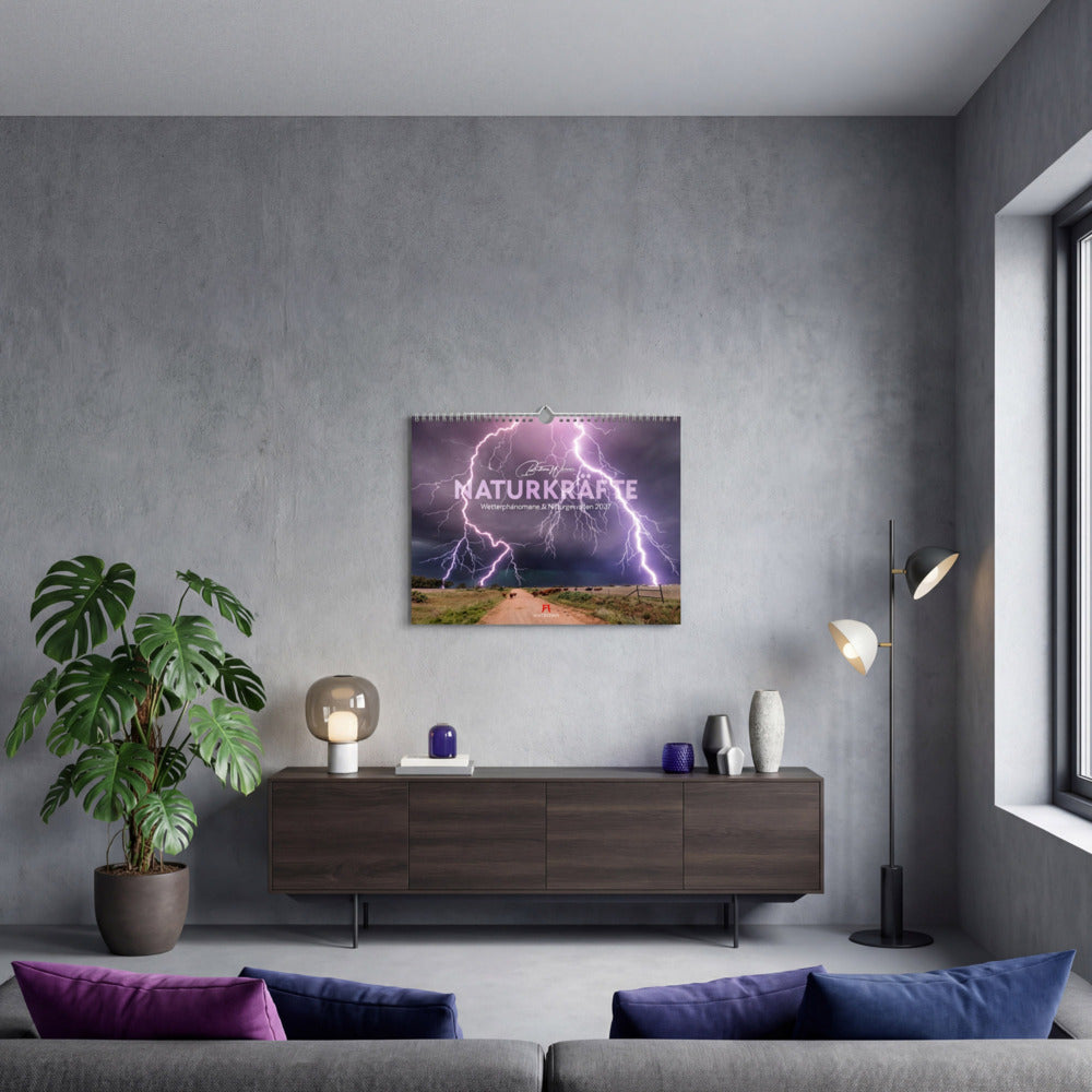 Naturkräfte Kalender 2027 - Wetterphänomene und Naturgewalten (42 x 54 cm)