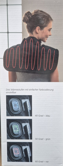 Schulter-Heizkissen mit Massage   #
