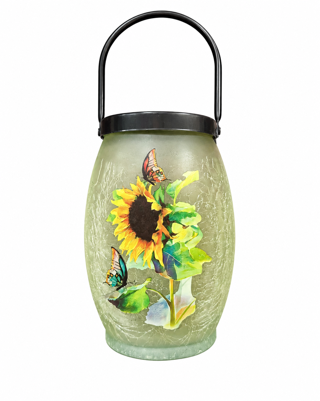 Solar-Glasleuchte "Sonnenblume"