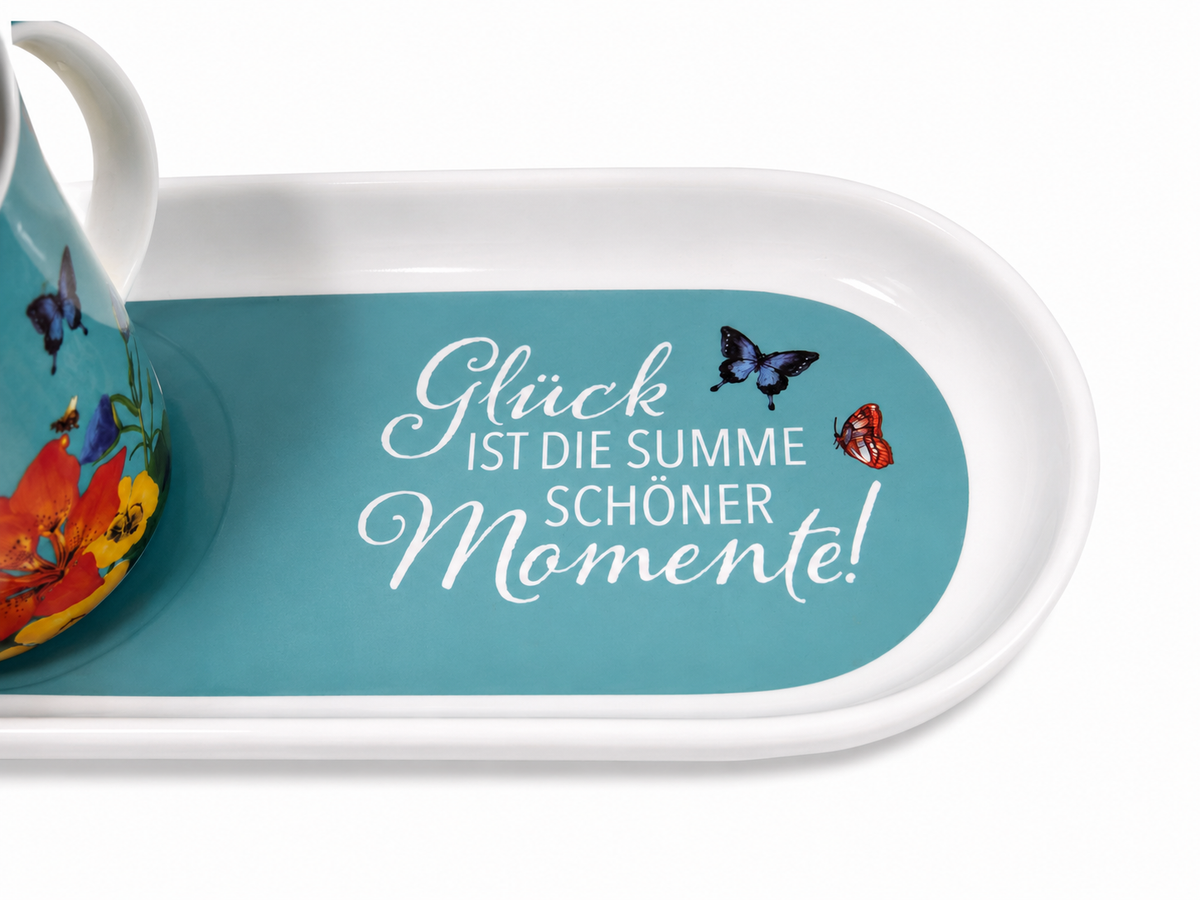 Gedeck "Schmetterlinge" 2-teilig