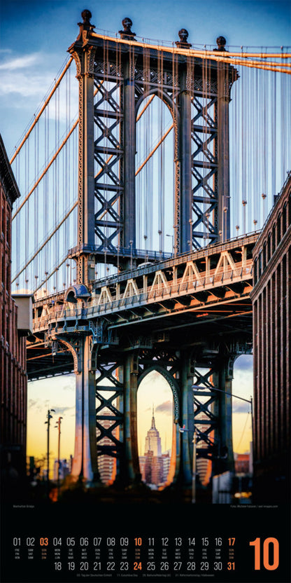 Inside New York Kalender 2027 (66 x 33 cm)