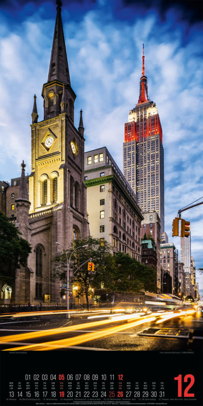 Inside New York Kalender 2027 (66 x 33 cm)